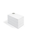 caixa porta-jóias branco