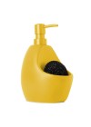 dispenser de sabonete amarelo