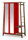 Armário Multiuso Floripa 2 Portas - Vermelho M48