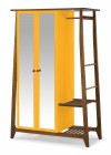 armário multiuso floripa 2 portas amarelo