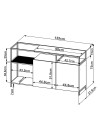 Buffet Brick com 2 Portas 135cm