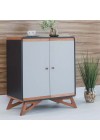 Buffet Mooca Preto - Portas Cinza