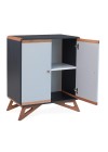 Buffet Mooca Preto - Portas Cinza
