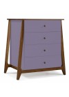 Cômoda Floripa 4 Gavetas - Lavanda M55 