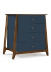 Cômoda Floripa 4 Gavetas - Azul Náutico M158