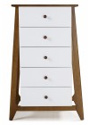 Cômoda Floripa 5 Gavetas - Branco M33