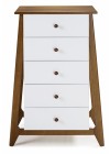 Cômoda Floripa 5 Gavetas - Branco M33