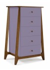 Cômoda Floripa 5 Gavetas - Lavanda M55 