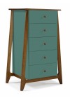 Cômoda Floripa 5 Gavetas - Verde Petróleo M521