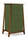 Cômoda Floripa 5 Gavetas - Verde Escuro M284