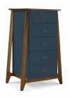 Cômoda Floripa 5 Gavetas - Azul Marinho M505