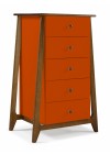 Cômoda Floripa 5 Gavetas - Laranja M37