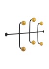 Cabideiro de Parede Madalena Ball Preto
