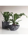 Cachepot Litos Lt - Concreto Cinza Chumbo