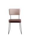 cadeira-estofada-kim-assento-eco-leather-marrom-e-encosto-bege-frente