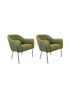 Conjunto de 2 Poltronas Ronda Verde