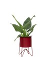 conjunto-suporte-bem-te-vi-e-cachepot-aluminio-com-aba-cereja-com-flor