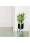 conjunto-suporte-bem-te-vi-e-cachepot-aluminio-com-aba-preto-ambientado-frente
