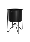 conjunto-suporte-bem-te-vi-e-cachepot-aluminio-com-aba-preto