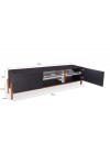 Rack Ibirapuera Preto Com Nicho - Preto