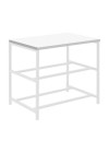 Sapateira Industrial Lazo - Base Branco + Tampo Branco