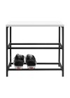 Sapateira Industrial Lazo - Base Preto + Tampo Branco