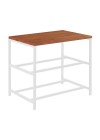 Sapateira Industrial Lazo - Base Branco + Tampo Mel