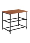 Sapateira Industrial Lazo - Base Preto + Tampo Mel