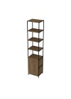 Estante de madeira Multiuso 1 Porta Cube