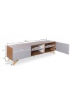 Rack Itaim Cinza Com Nicho