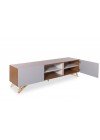 Rack Itaim Cinza Com Nicho