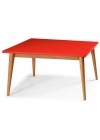 Mesa de Jantar Mérida - Vermelho M48 