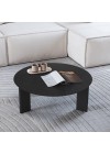 Mesa de Centro Redonda Para Sala Merano Baixa