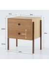 mesa de cabeceira 2 gavetas pine dual pes imbuia medidas