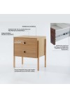 mesa de cabeceira 2 gavetas pine dual pes tauari info