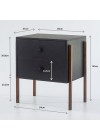 mesa de cabeceira 2 gavetas pine preto pes imbuia medidas