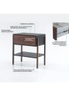 mesa de cabeceira pine preto com gaveta pau ferro pes imbuia info