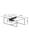 Mesa de Centro Brick 100cm