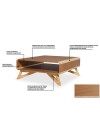 Mesa de Centro Mooca Freijó