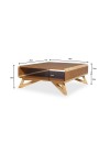 Mesa de Centro Mooca Freijó