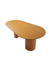 mesa de jantar organica cor mel maru 
