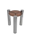mesa-lateral-loren-inox-vidro-martelado-vermelho