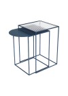 mesa lateral oslo azul para decorar casa
