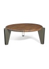 Mesa de Centro Oscar - Madeira Escura