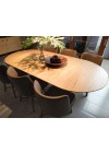 mesa de jantar oval 6 lugares