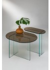 mesa lateral de vidro