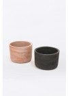 vaso em concreto pintado