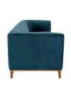 Sofá Petri Velvet - Azul Marinho