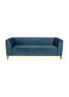 Sofá Petri Velvet - Azul Marinho