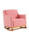 poltrona de balanço baru rosa